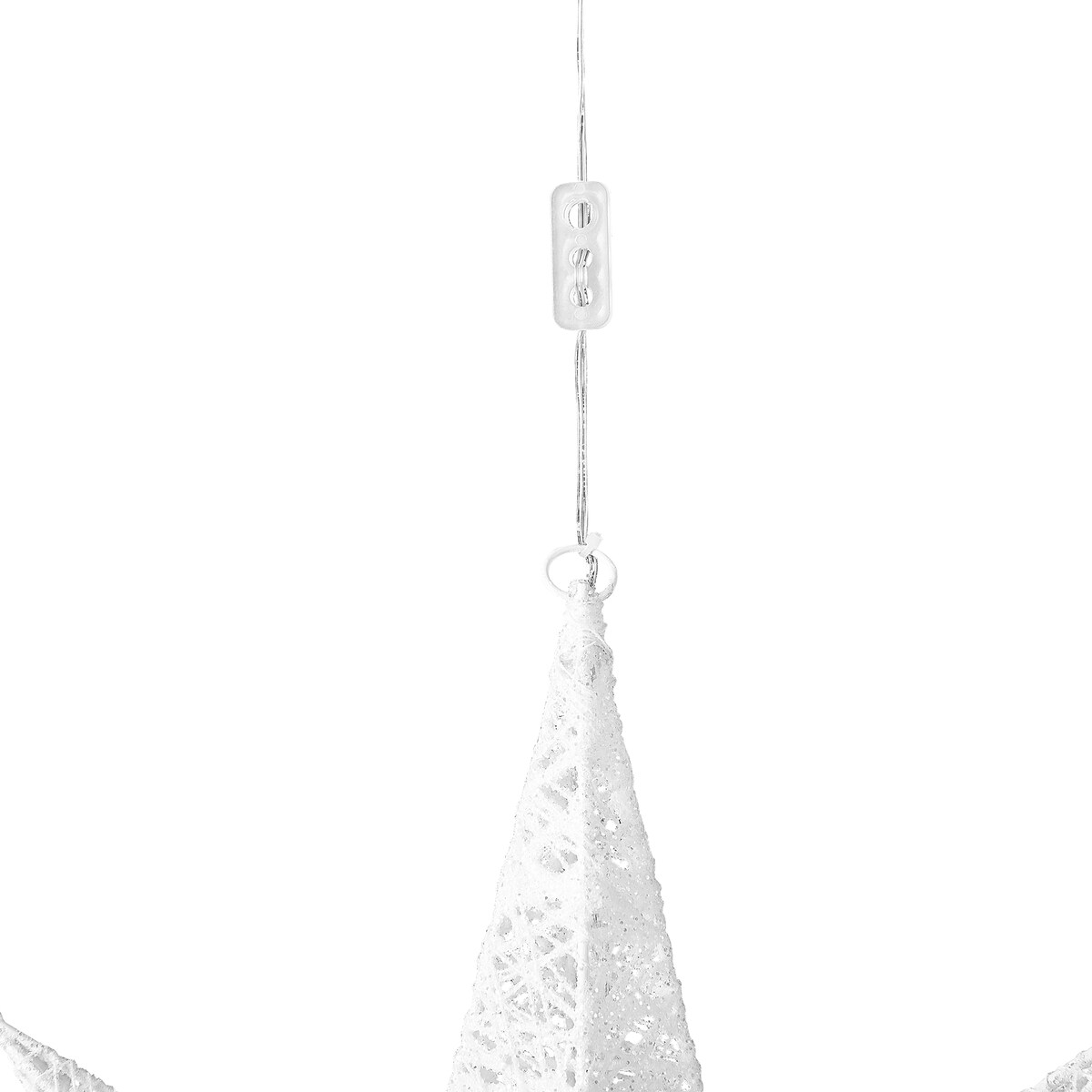Dekoracja ogrodowa wisząca LED OSMA Gwiazda 67 cm Biały