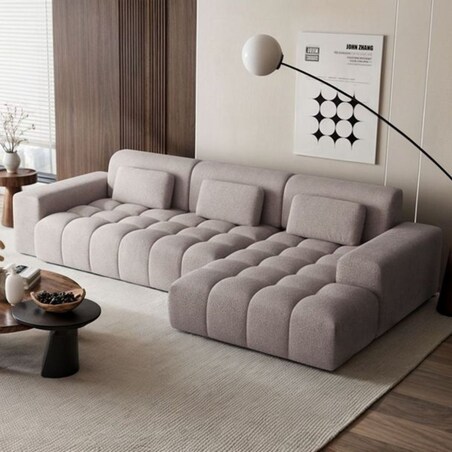 Chevi Sofa narożna - jasnoszara