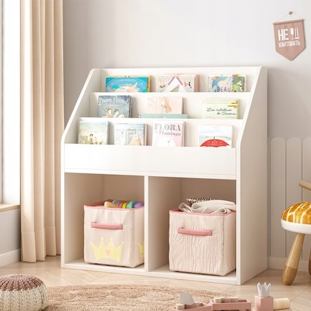 Regał na książki gazety dla dzieci szafka na zabawki stojąca biblioteczka