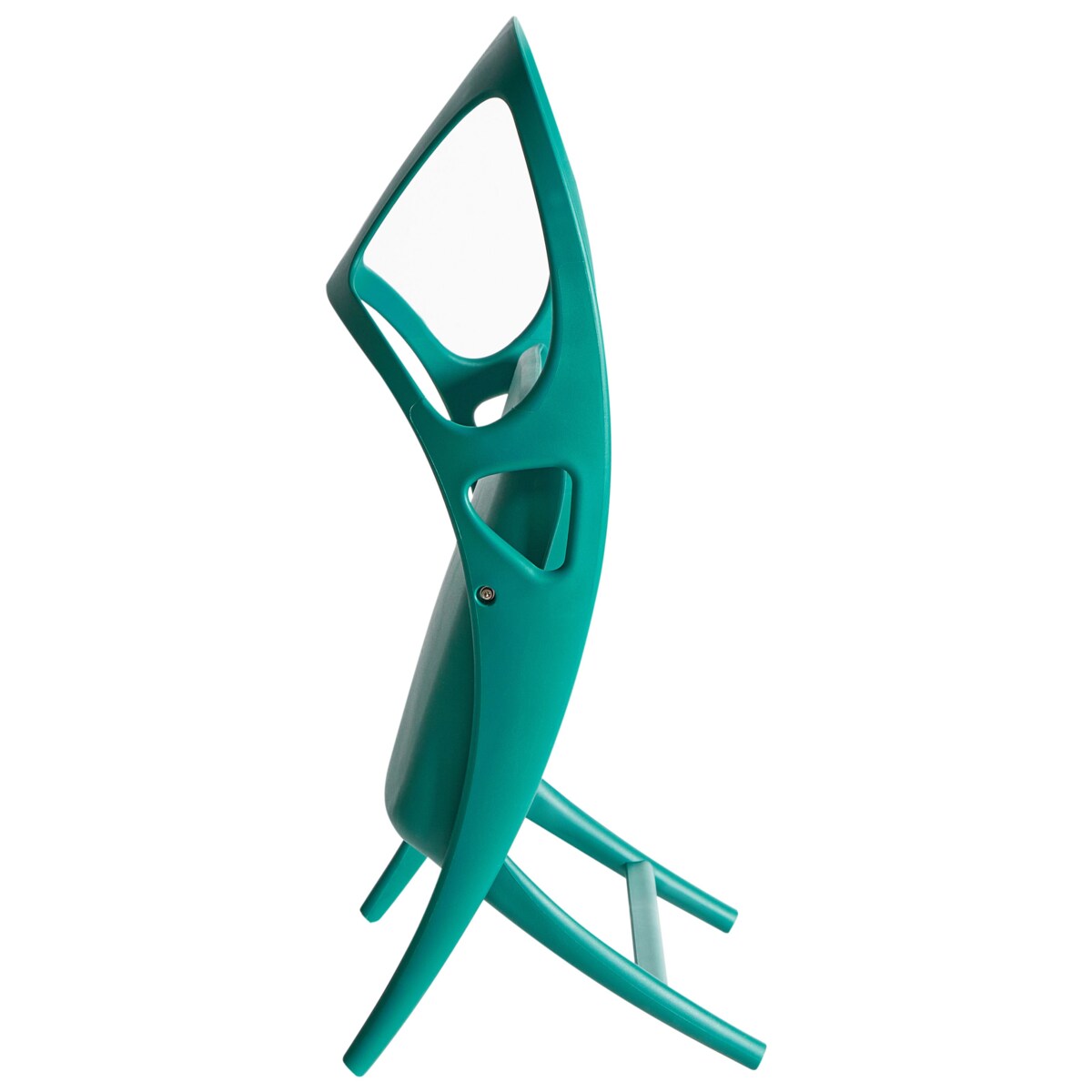 Zestaw 4 krzeseł ogrodowych Składane NEMI Lazurowy