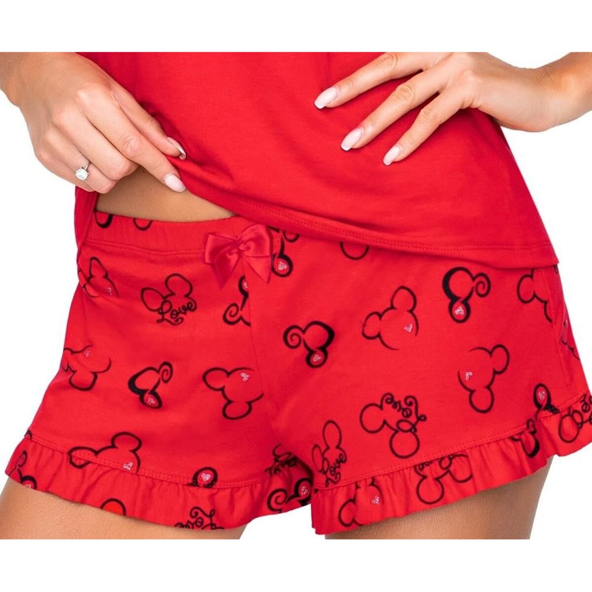 Piżama Mika 1/2 Red Red, 42