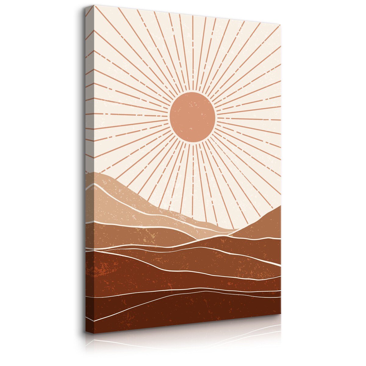 Obraz Azteckie Słońce Promienie 80x120cm