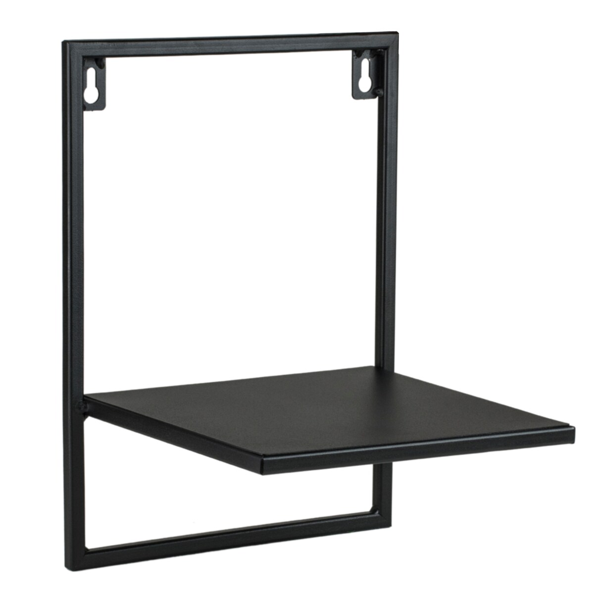 Kwietnik na Ścianę Ścienny Półka Rustykalna Loft Wiszący Czarny Solidny