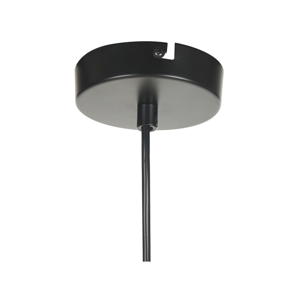 Lampa wisząca szklana czarna WAPITI