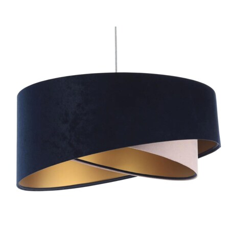 Lampa wisząca SAPPHIRE granatowa/złota