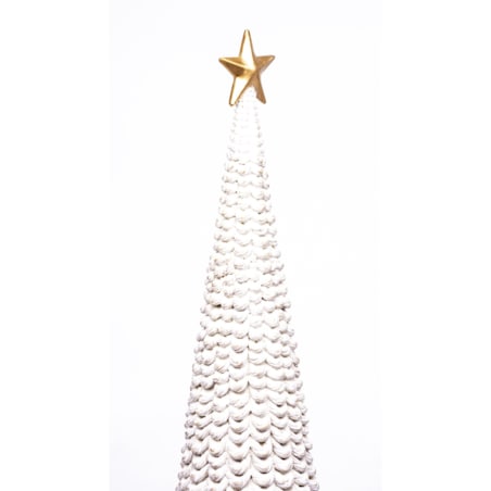 Choinka 35x10x10 cm biała LEDDE