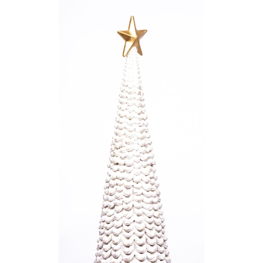 Choinka 35x10x10 cm biała LEDDE