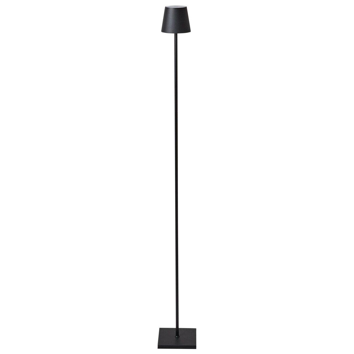 Bezprzewodowa lampa podłogowa LED GAVARRESA Ze ściemniaczem Metal Czarny