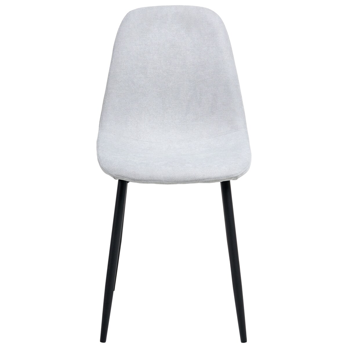 Zestaw 4 krzeseł do jadalni CRANDALL Jasnoszary