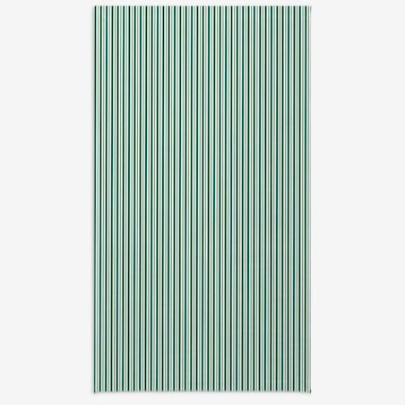 Obrus świąteczny - klasyczne zielone świąteczne paski - 140x240