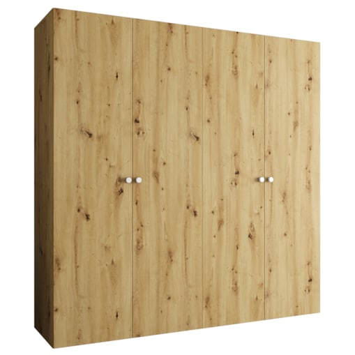 Szafa uchylna otwierana PARMA 1 200 wys. 202 cm Artisan + u. Srebrny