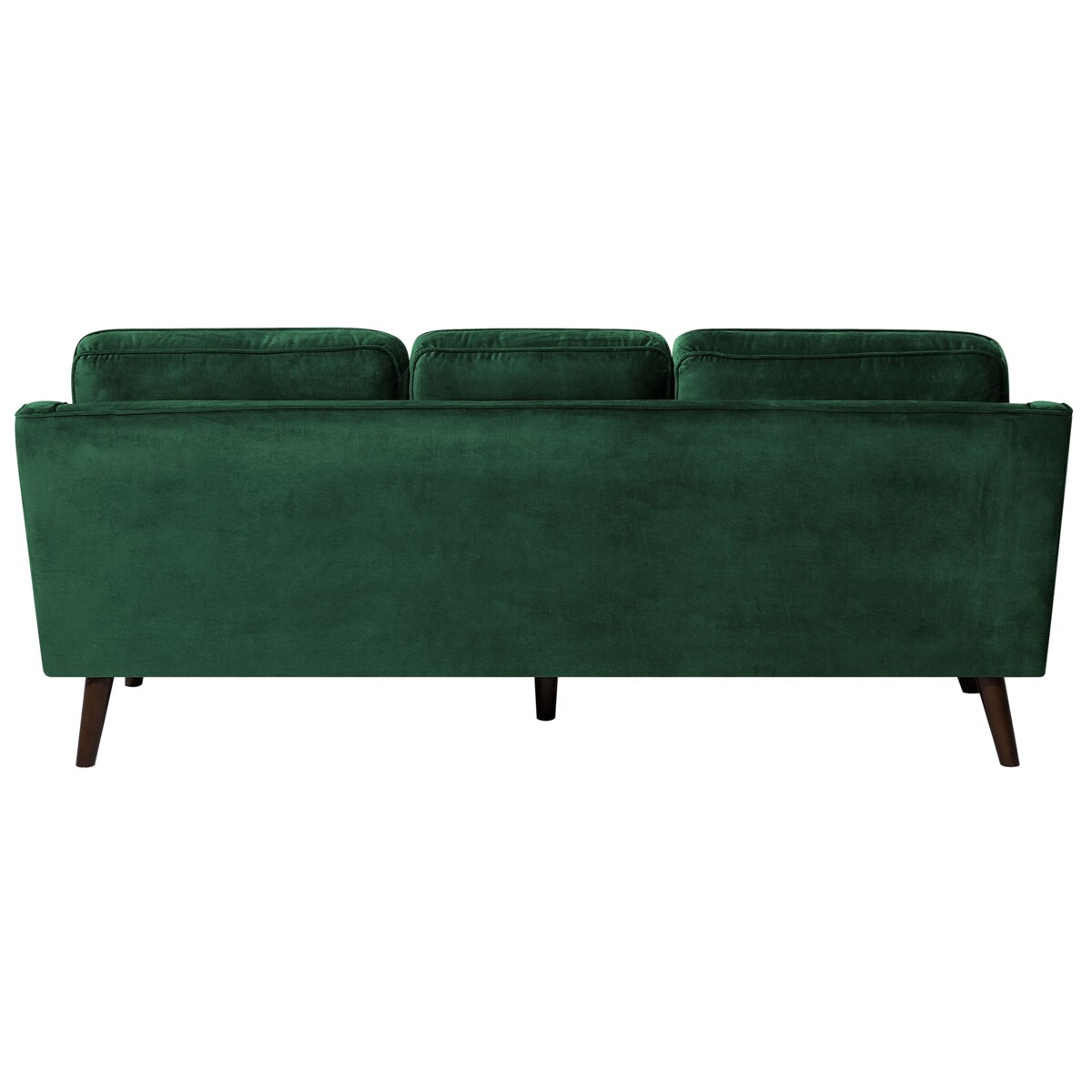 Sofa 3-osobowa welurowa zielona LOKKA