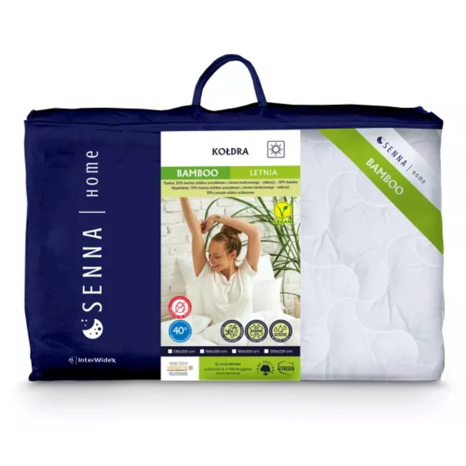 Kołdra letnia 135x200 BAMBOO Senna Home