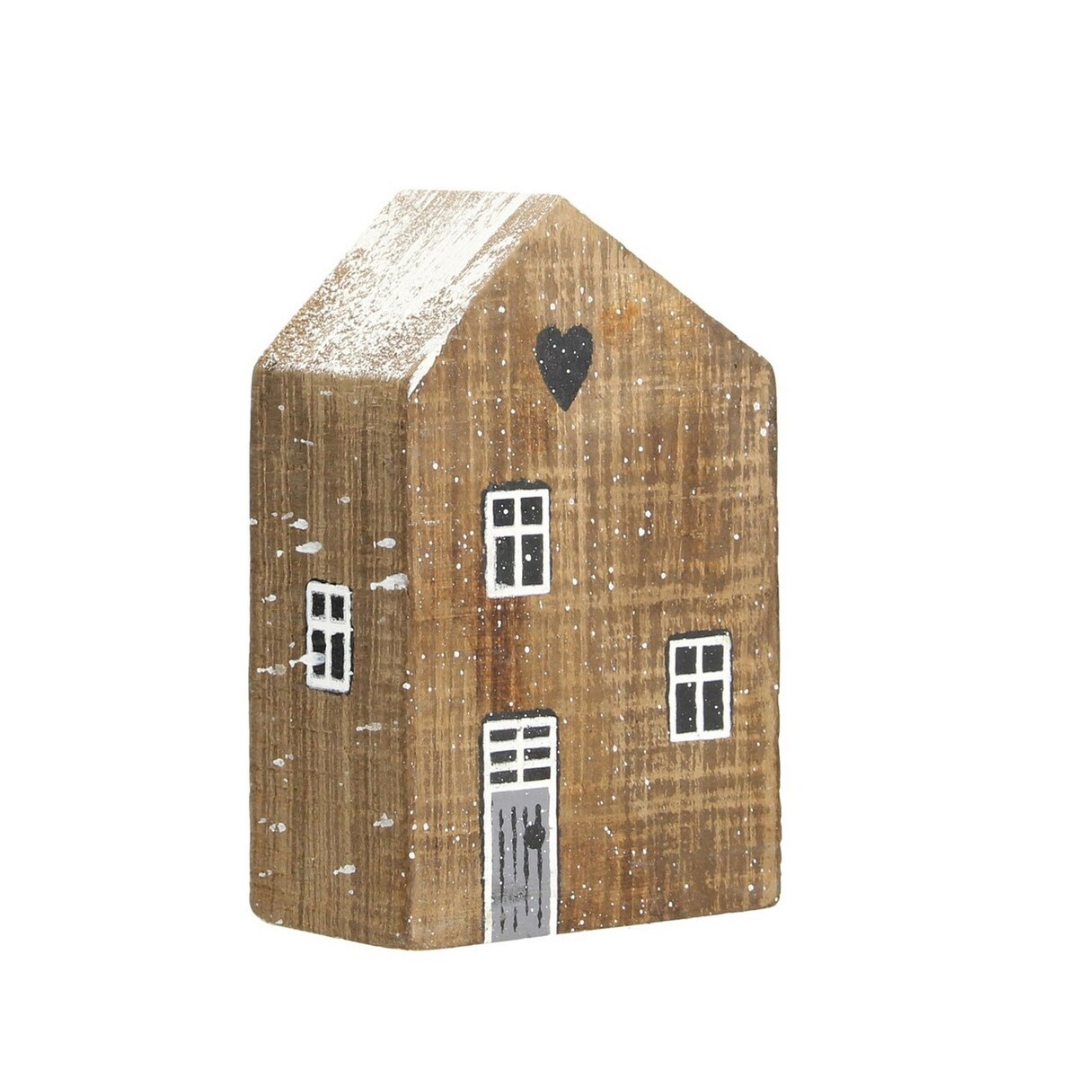 Dekoracja Snow House 12cm natural, 8 x 6 x 12 cm