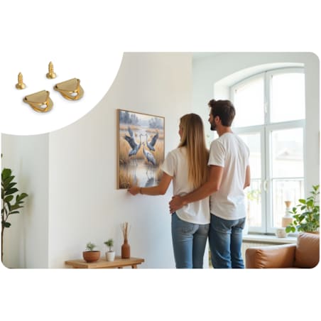 Malowanie po numerach obraz z ramą 40x50 Żurawie Massido