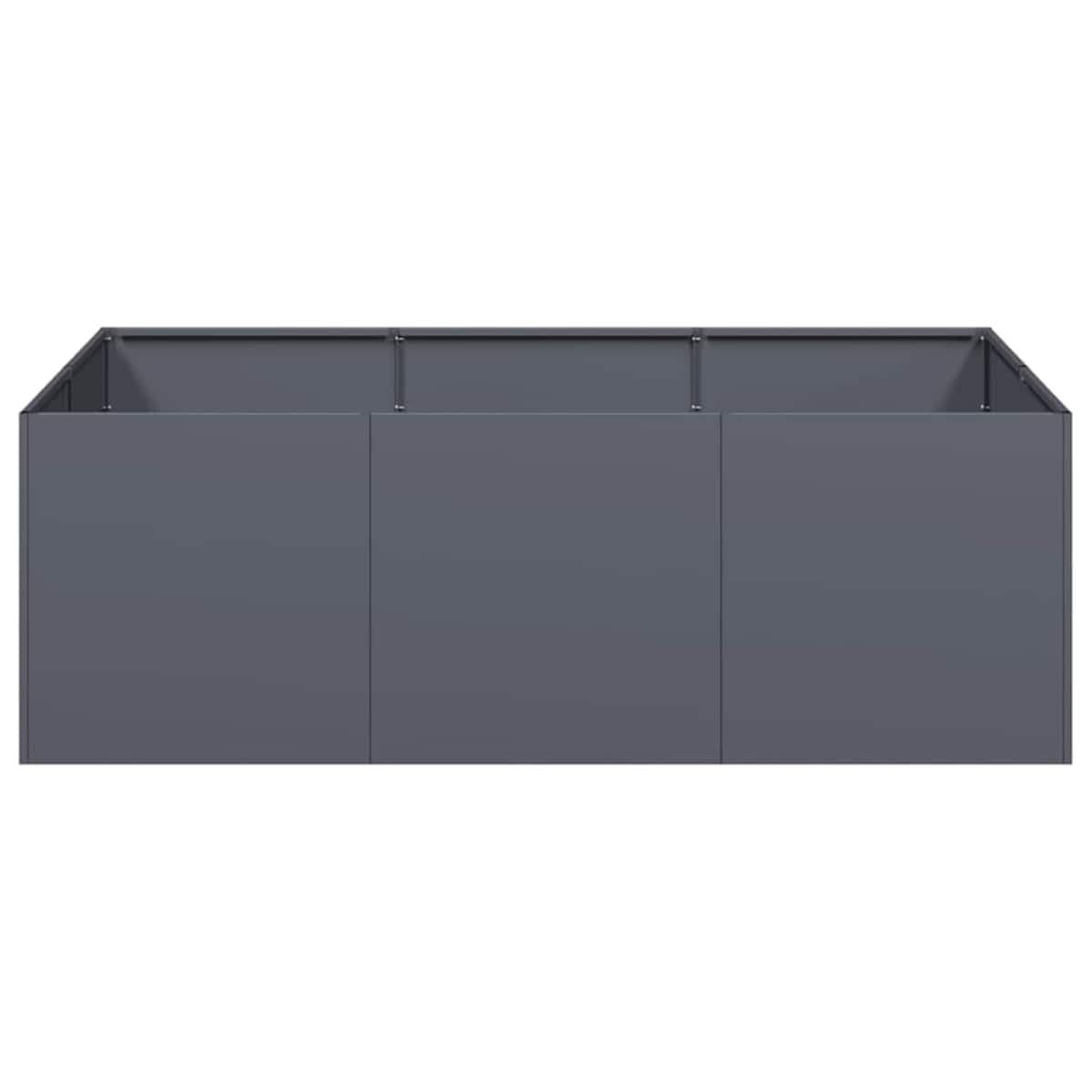 vidaXL Doniczka Antracyt 120x80x40 cm Stal