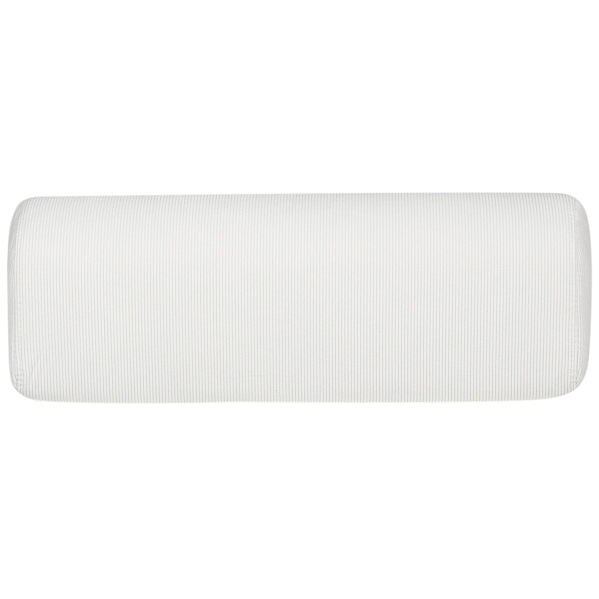 Sofa rozkładana jednoosobowa sztruksowa biała OLDEN