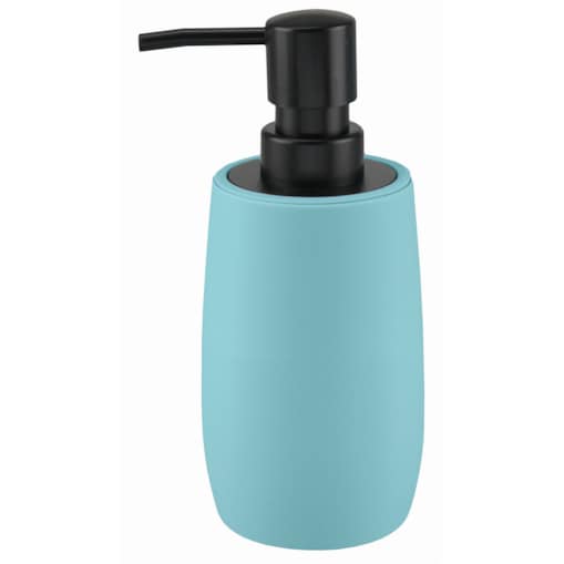 Kleine Wolke Daily Dozownik do mydła niebieski Mauritius soft touch ABS/bambus