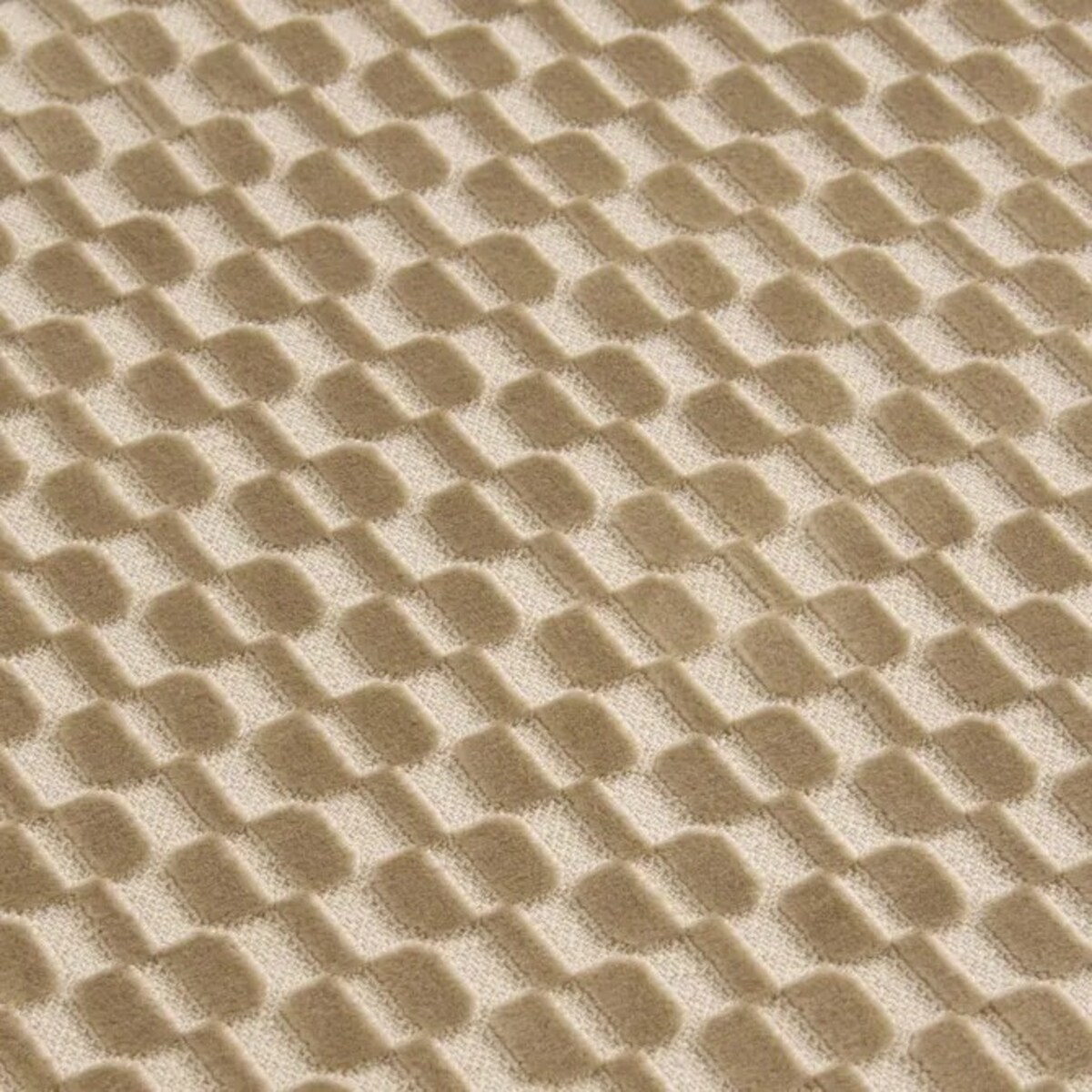 Pufa kubik, beżowa, Selia, 35x35 cm