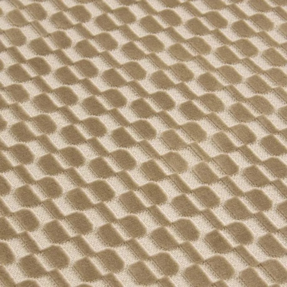 Pufa kubik, beżowa, Selia, 35x35 cm