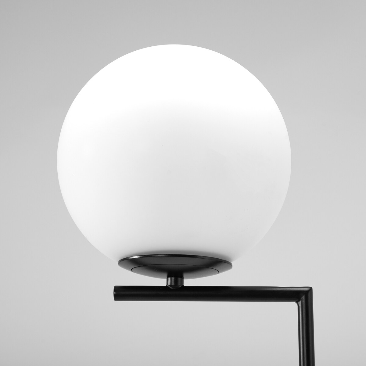 Lampa Stojąca Podłogowa Nowoczesna Czarna Glamour