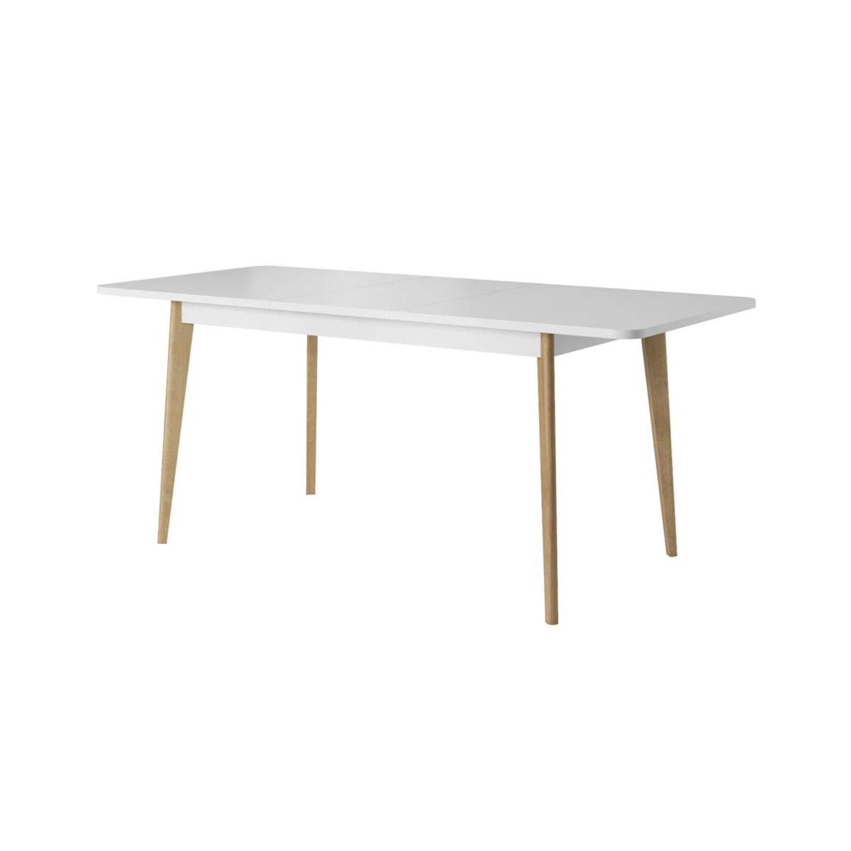 Stół rozkładany VIVIERA 140(180)x80 dąb/biały