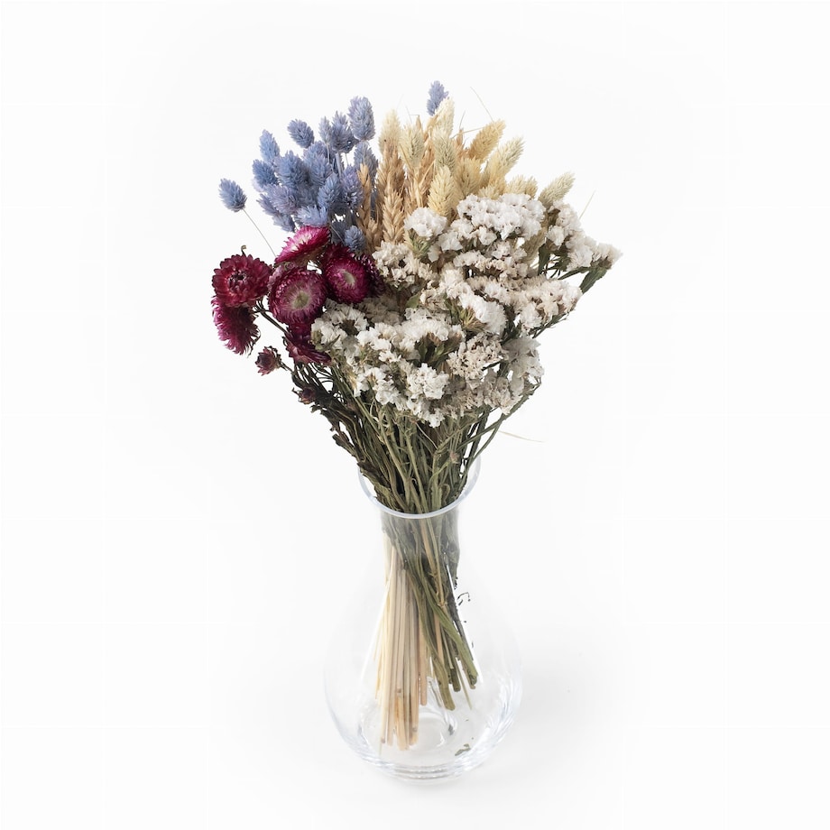 Zestaw suszonych kwiatów Cielo - suszone kwiaty do wazonu