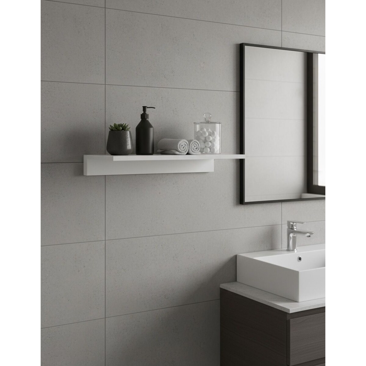 Lampa ścienna FERREIRA Metal Biały