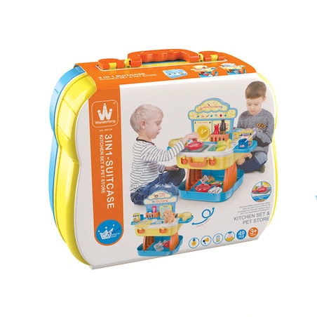 Kuchnia i salon SPA dla zwierząt - zabawa dla dzieci