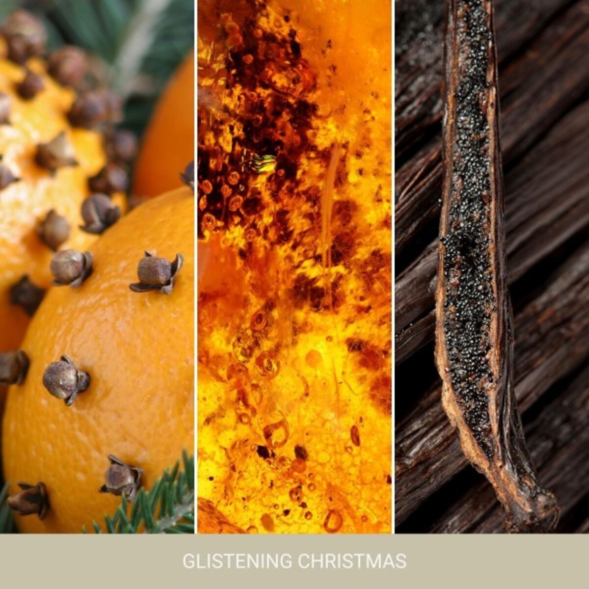 HI świeca mała GLISTENING CHRISTMAS