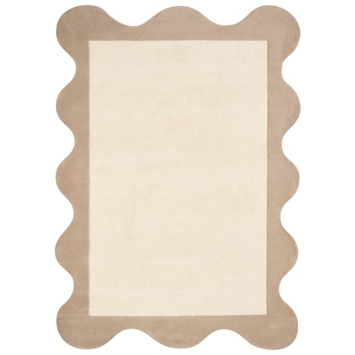 Dywan SANGHAR Beżowy 160 x 230 cm Wełna