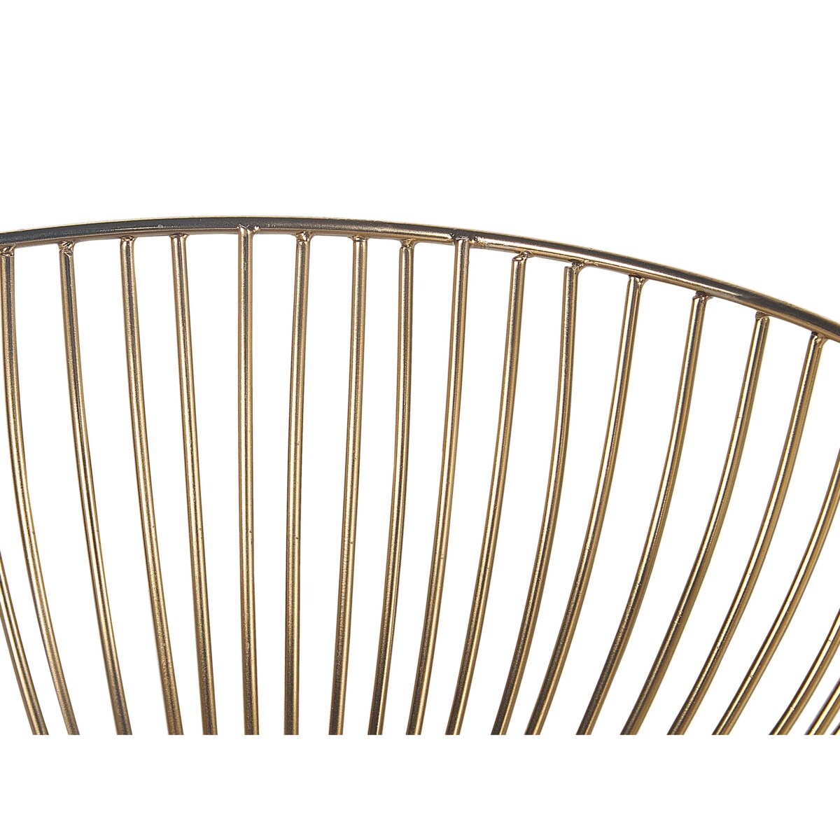 Zestaw 3 mis dekoracyjnych GARUT Metal Złoty