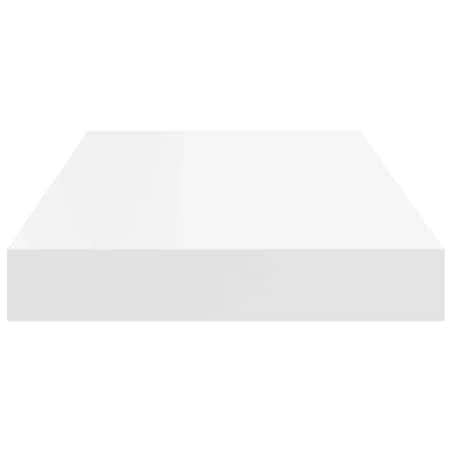 vidaXL Półki ścienne, 4 szt., białe, 50x23x3,8 cm, MDF