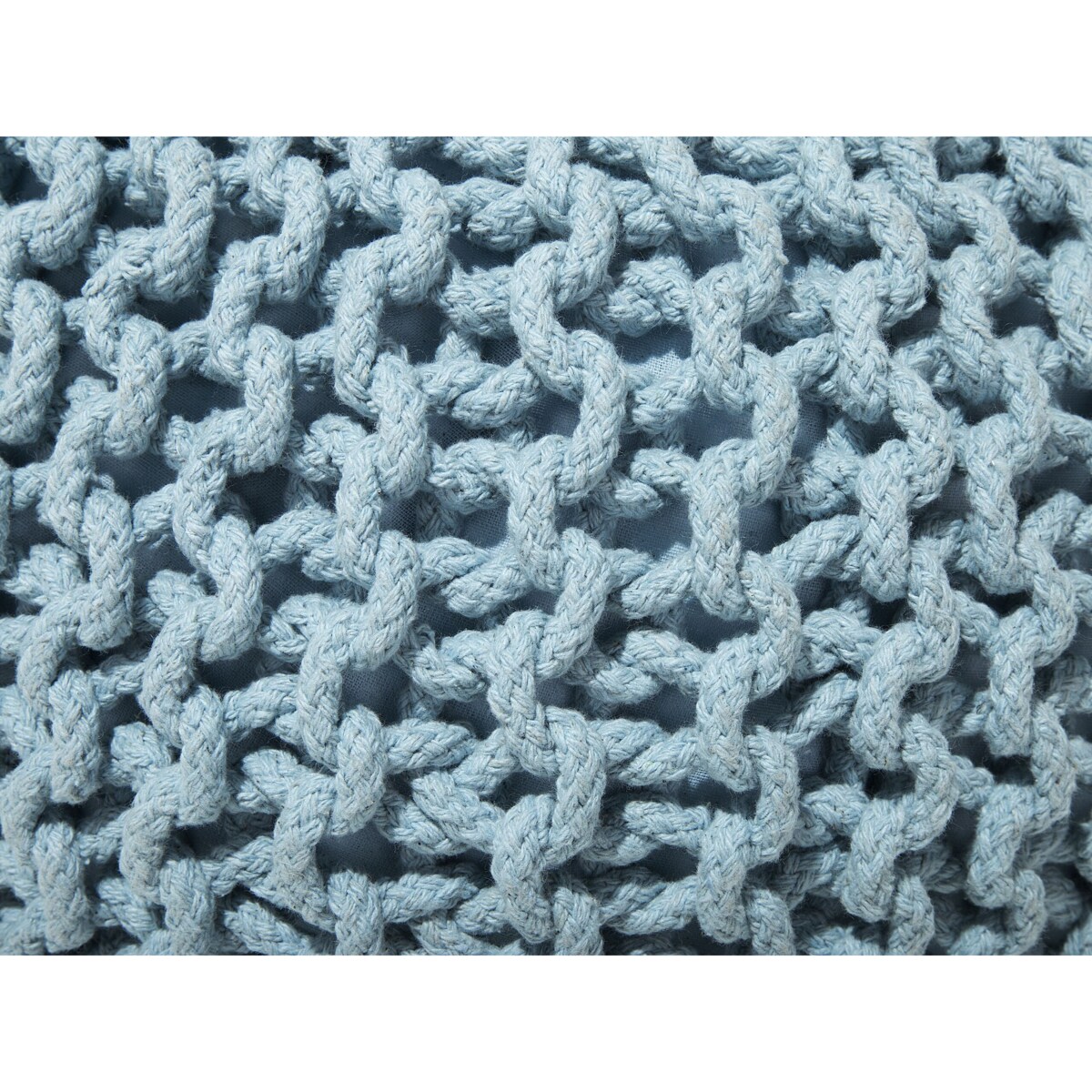 Puf 50 x 35 cm jasnoniebieski CONRAD