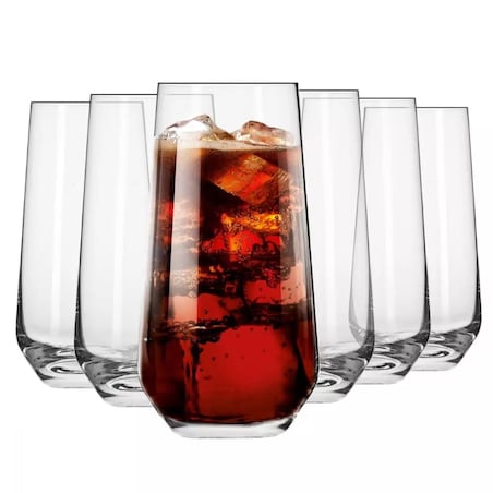 Wysokie Szklanki Typu Long Drink Splendour Krosno Komplet 6 x 480 ml Highball