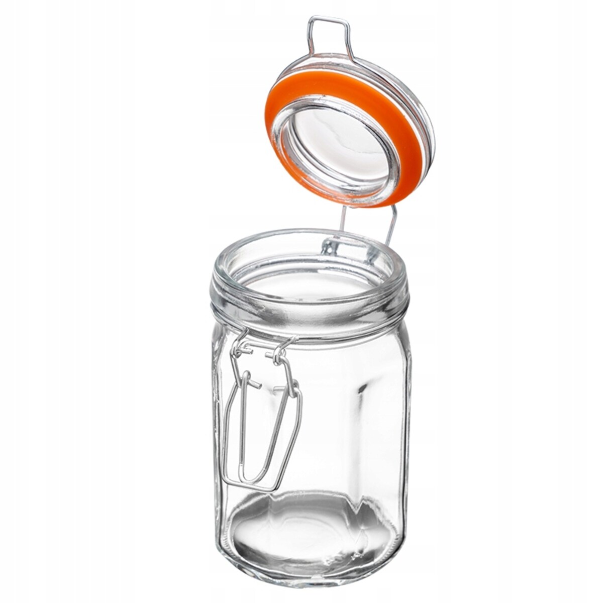 SZKLANY POJEMNIK mały słoik NA KLIPS 12 x 260 ml