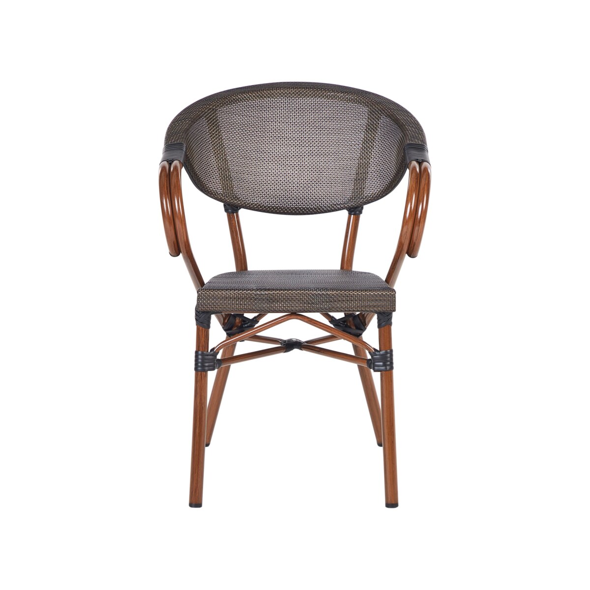 Zestaw jadalniany dla 4 osób Szkło Szary CASPRI II