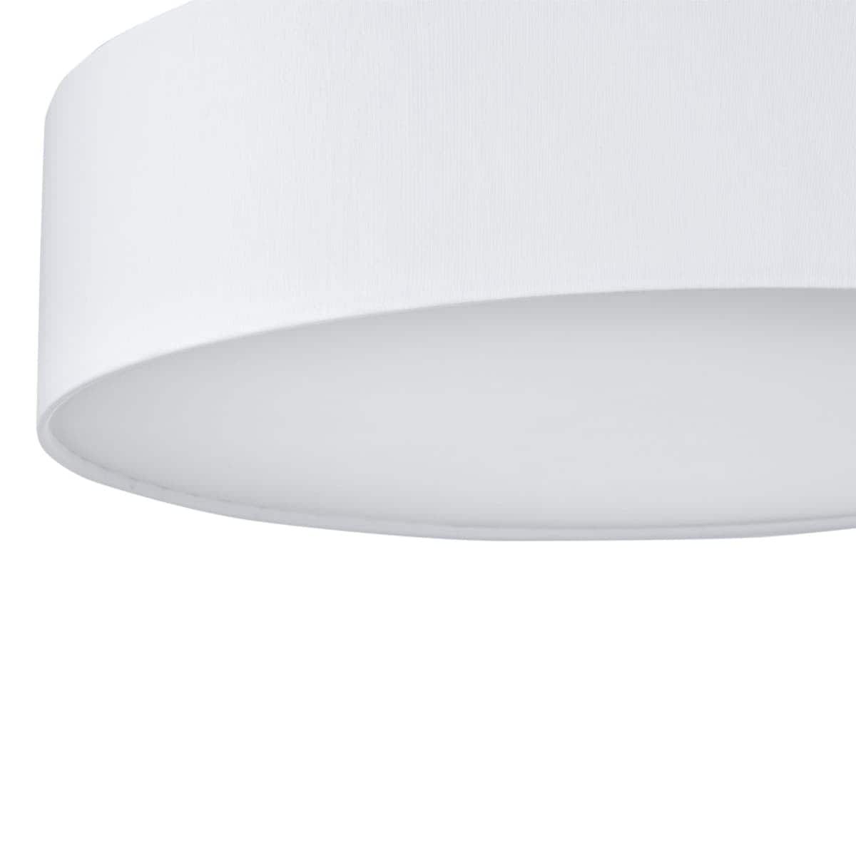 Sufitowa lampa do sypialni Rondo 4242 TK Lighting z tkaniny biała