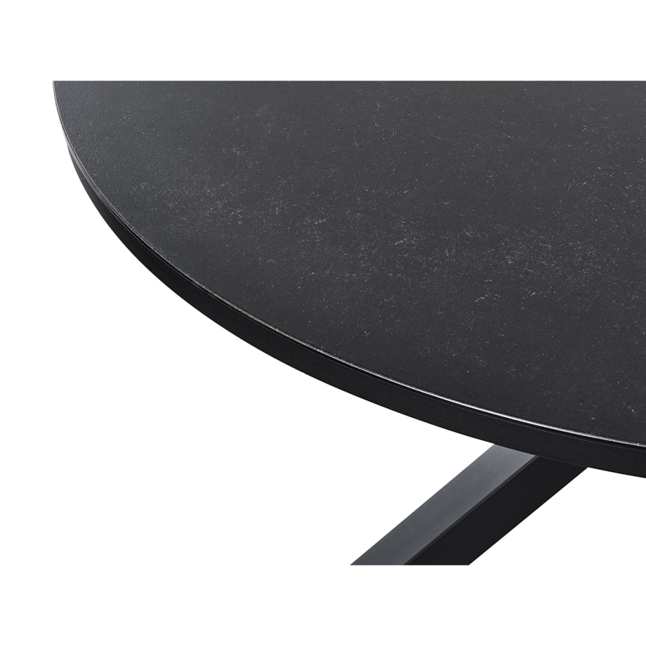 Zestaw jadalniany dla 4 osób Szkło Czarny MALETTO/GROSSETO