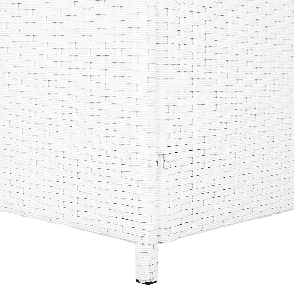 Skrzynia ogrodowa MODENA 158 cm 63 cm Technorattan Biały