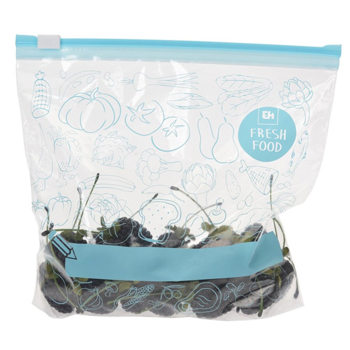 Woreczki do przechowywania żywności, 1L, 15 sztuk