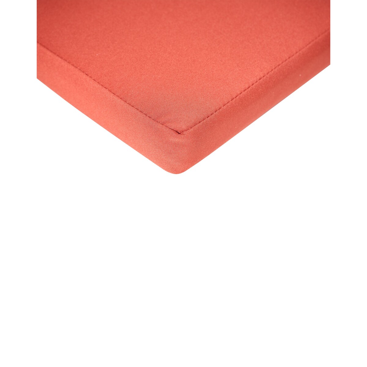 Zestaw 2 krzeseł ogrodowych z poduszkami JAVA PREMIUM Drewno akacjowe Czerwony