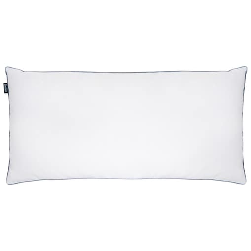 Poduszka trzykomorowa TEIDE Niska Kacze pióra i puch 40 x 80 cm Biały