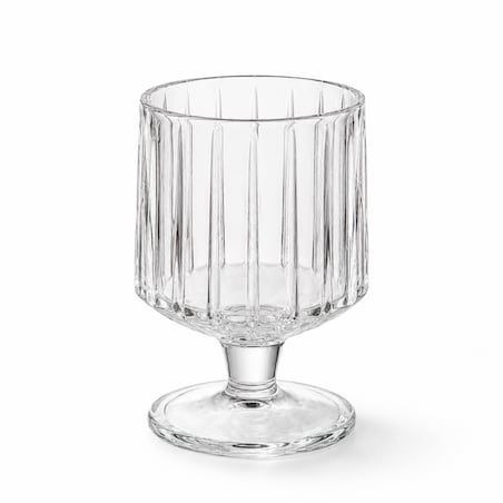 Zestaw 6 szt szklanek ryflowanych na nóżce do deserów, drinków 250ml SZK226ZESTAW6