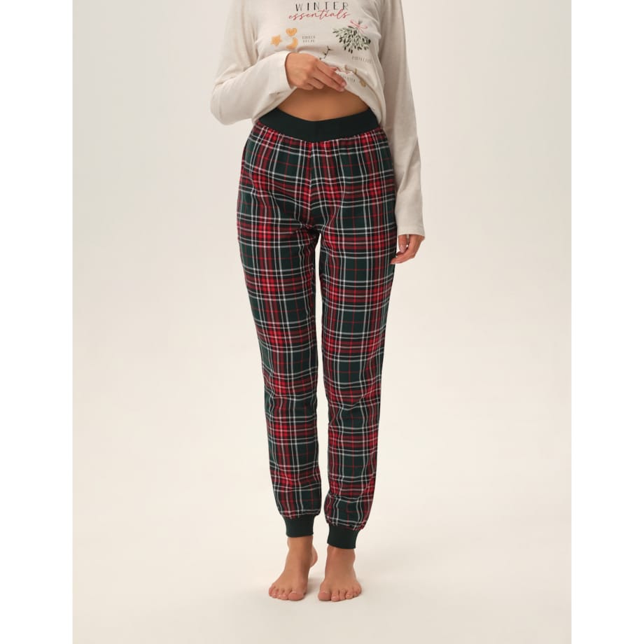 Piżama Florencia 41902-80X Beżowa Beżowy, XL