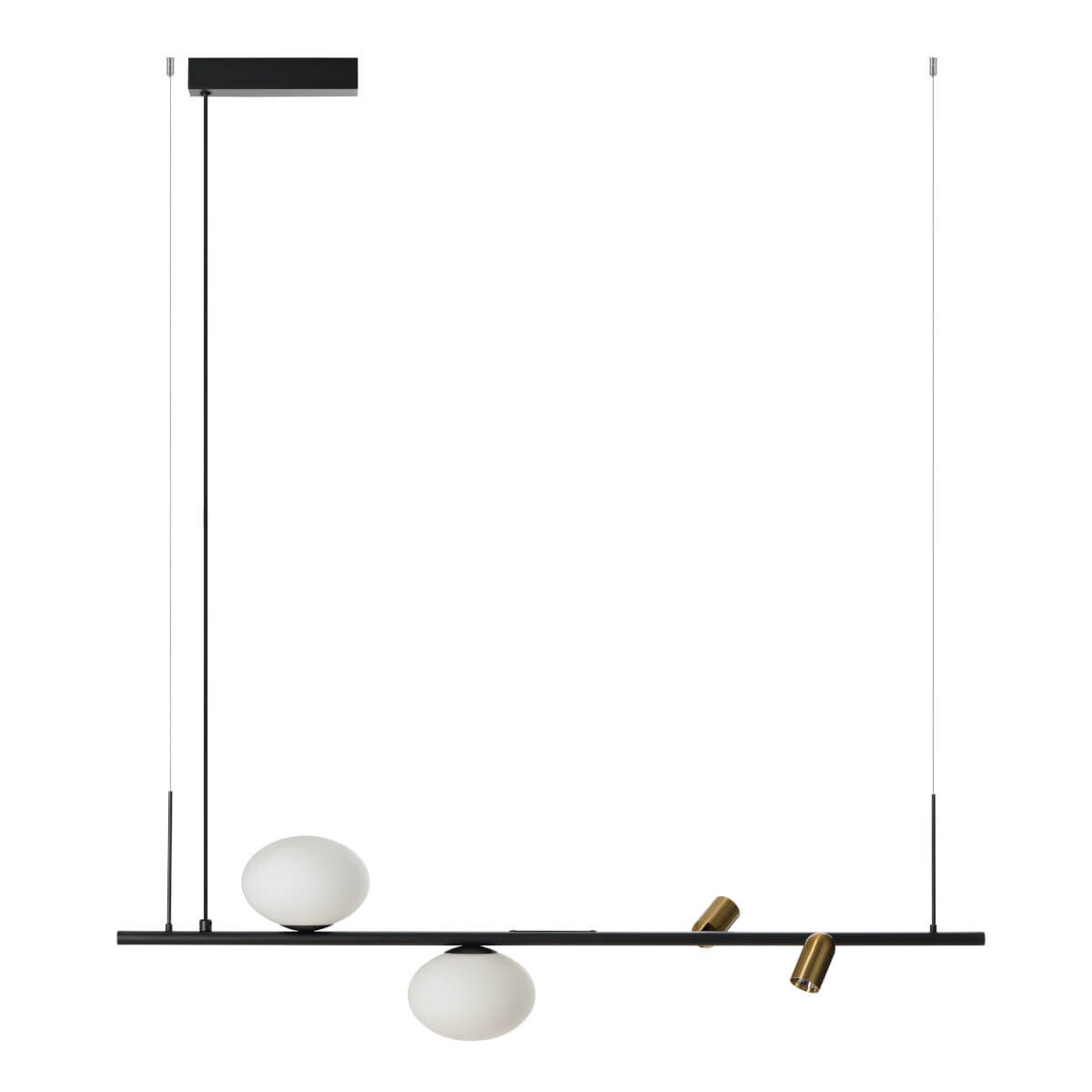 Wisząca lampa TRASIMENO AZ5639 Azzardo LED/G9 10W 3000K biały czarny złoty