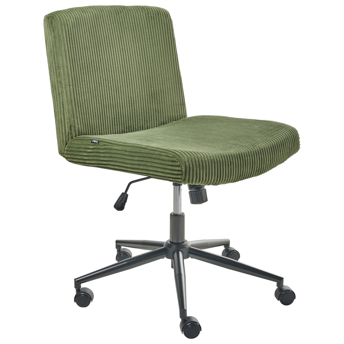 Krzesło obrotowe GEDDES Sztruks Zielony