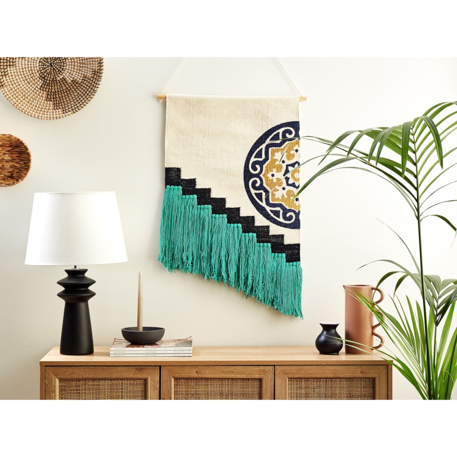 Makrama ścienna NOWSHERA Bawełna 110 cm Kolorowy