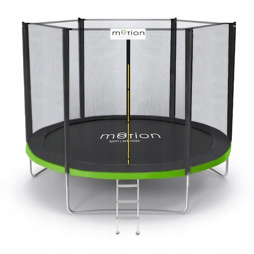 Trampolina Ogrodowa Motion Drabinka 244Cm Ft8 2,44 Na Dwór Do Zabawy Dzieci