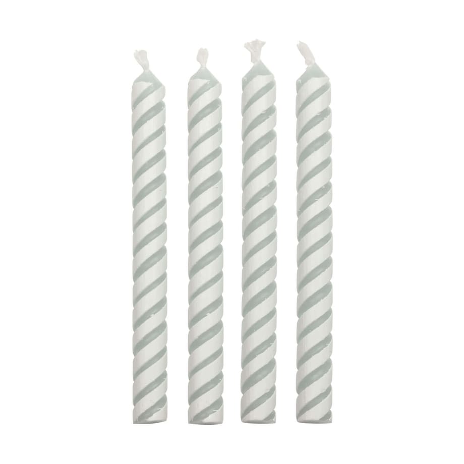 PME Świeczki na tort w małe paski (24 sztuki)